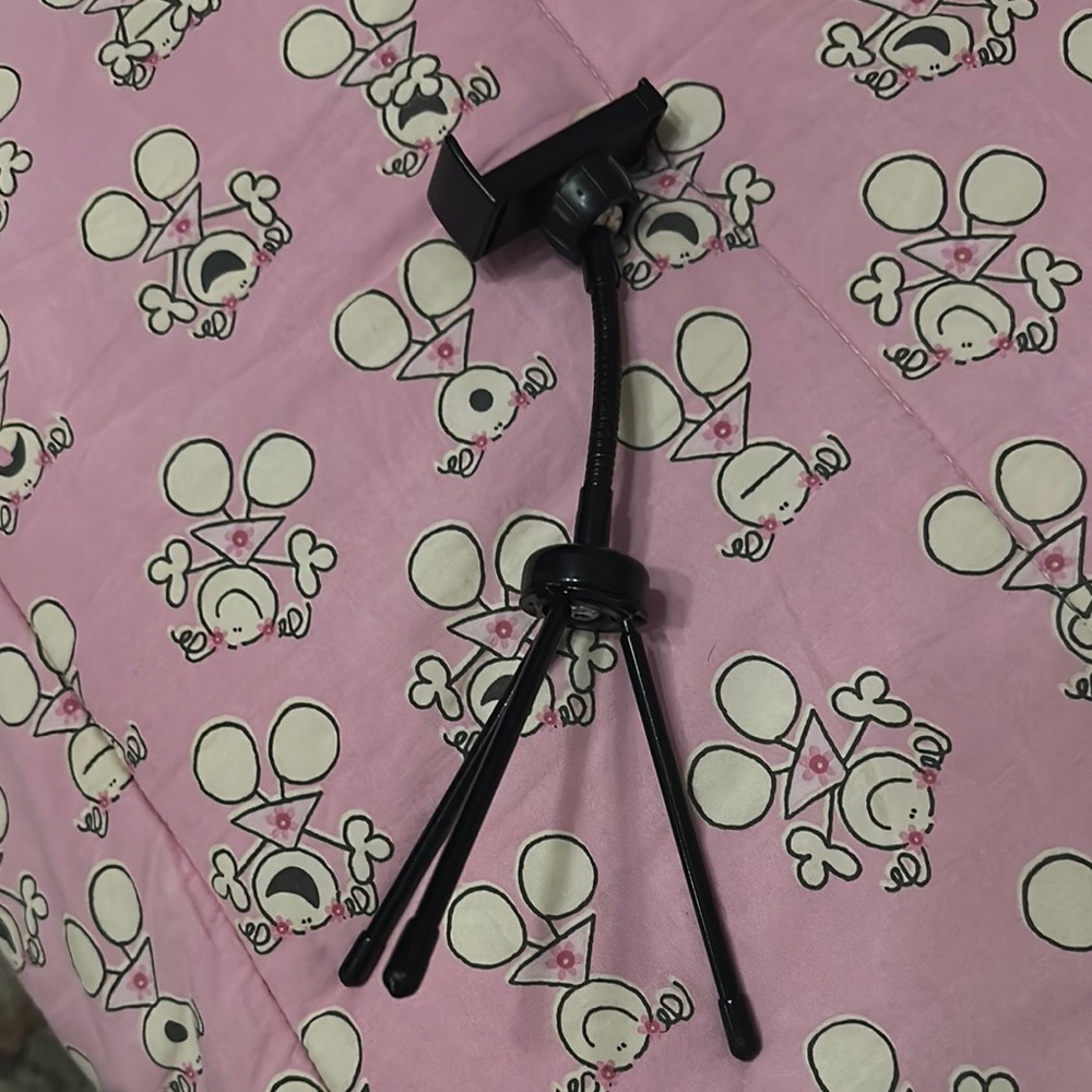 Black Adjustable Tripod Stand